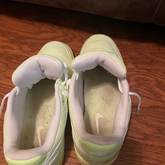 Neon yellow Womens nike air 1 - Picture 6 of 7